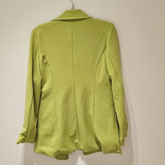 F21 Green Single-breasted Blazer M - Picture 5 of 14